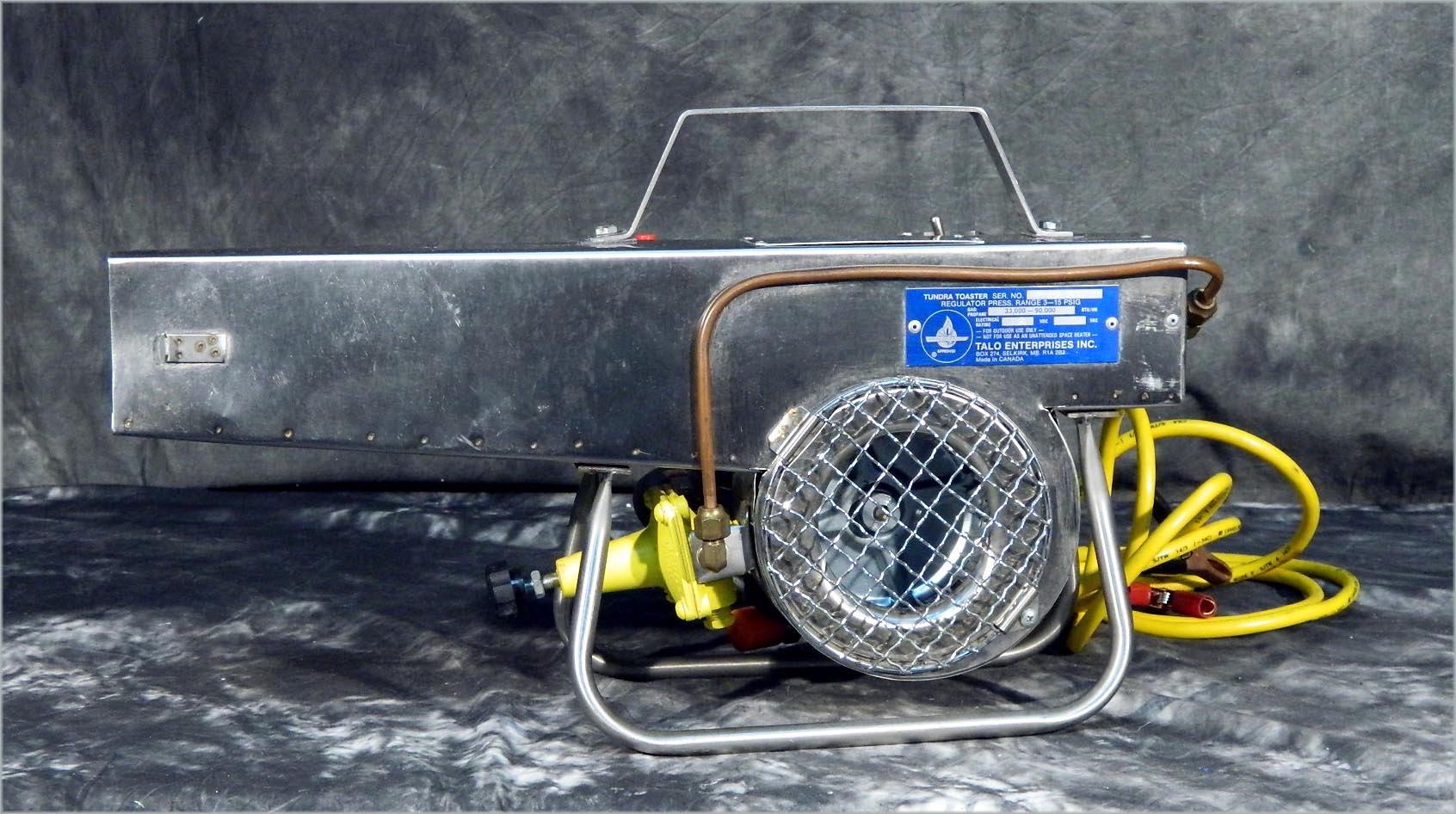 "TUNDRA TOASTER" STAINLESS STEEL PROPANE & 12 VOLT 8.4KW HEATER eBay