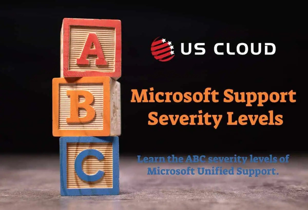 The ABCs of Microsoft Unified Support Severity Levels US Cloud