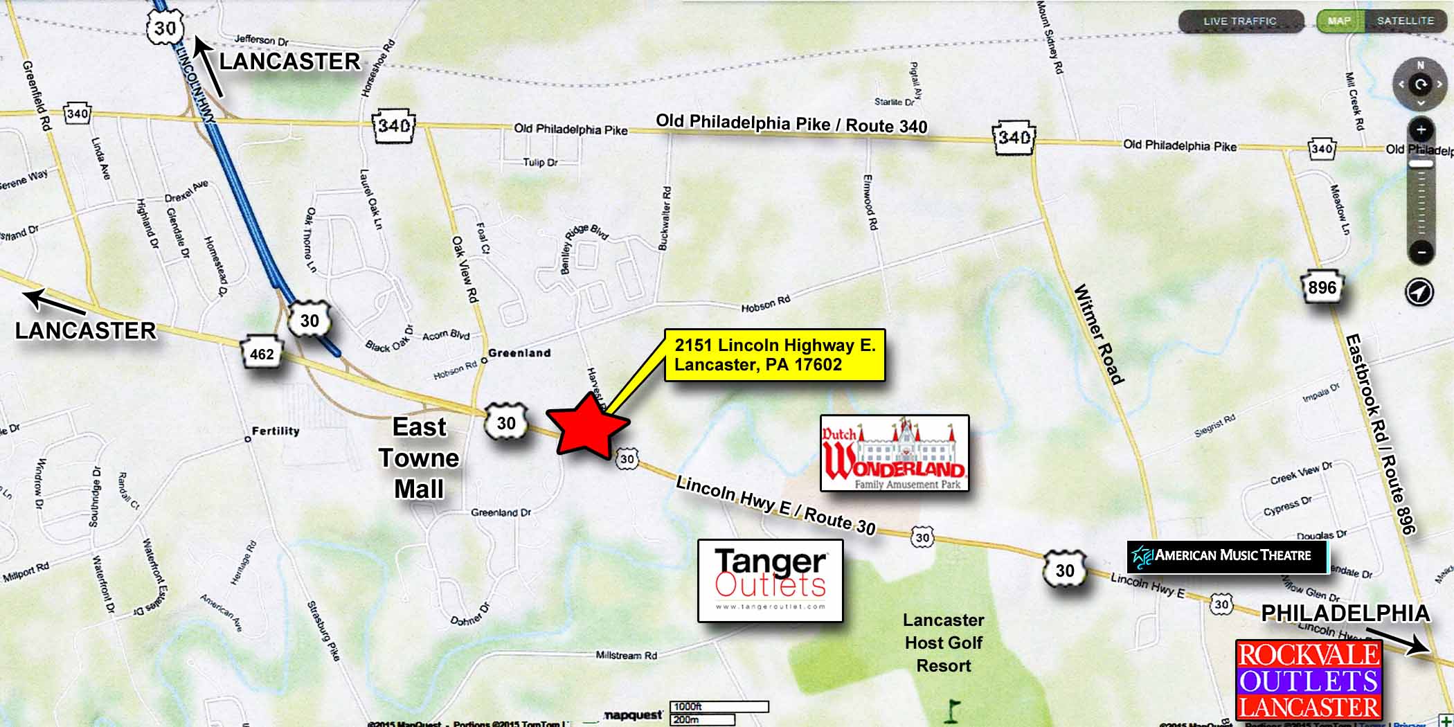 2.5 Acre Commercial Location for Lease in East Lampeter Township US