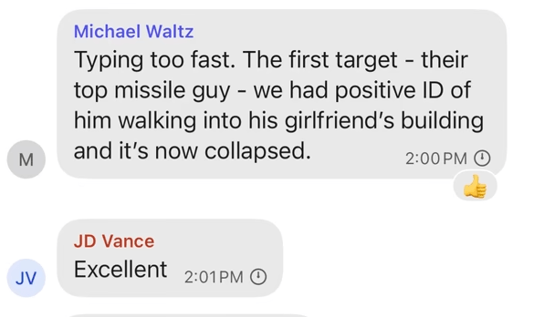 What The Full Transcript Of The Leaked Signal Chat Revealed – U.S