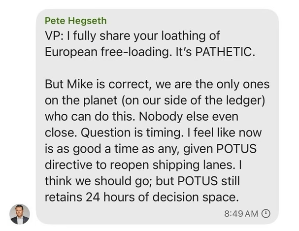 What The Full Transcript Of The Leaked Signal Chat Revealed – U.S