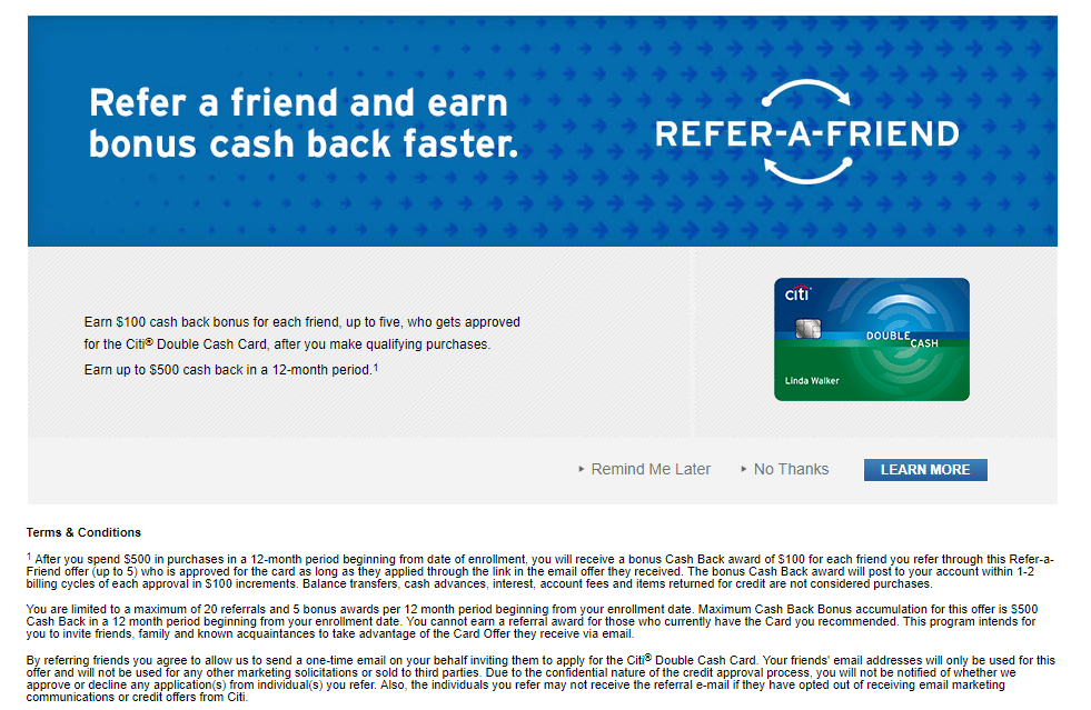 Citi 将开放部分卡 Refer A Friend 福利 美国信用卡指南