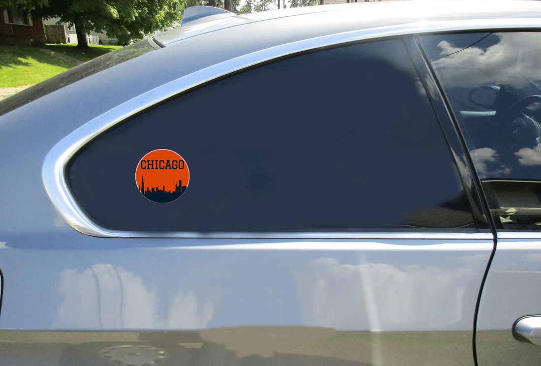 Chicago Circle Sticker U.S. Custom Stickers