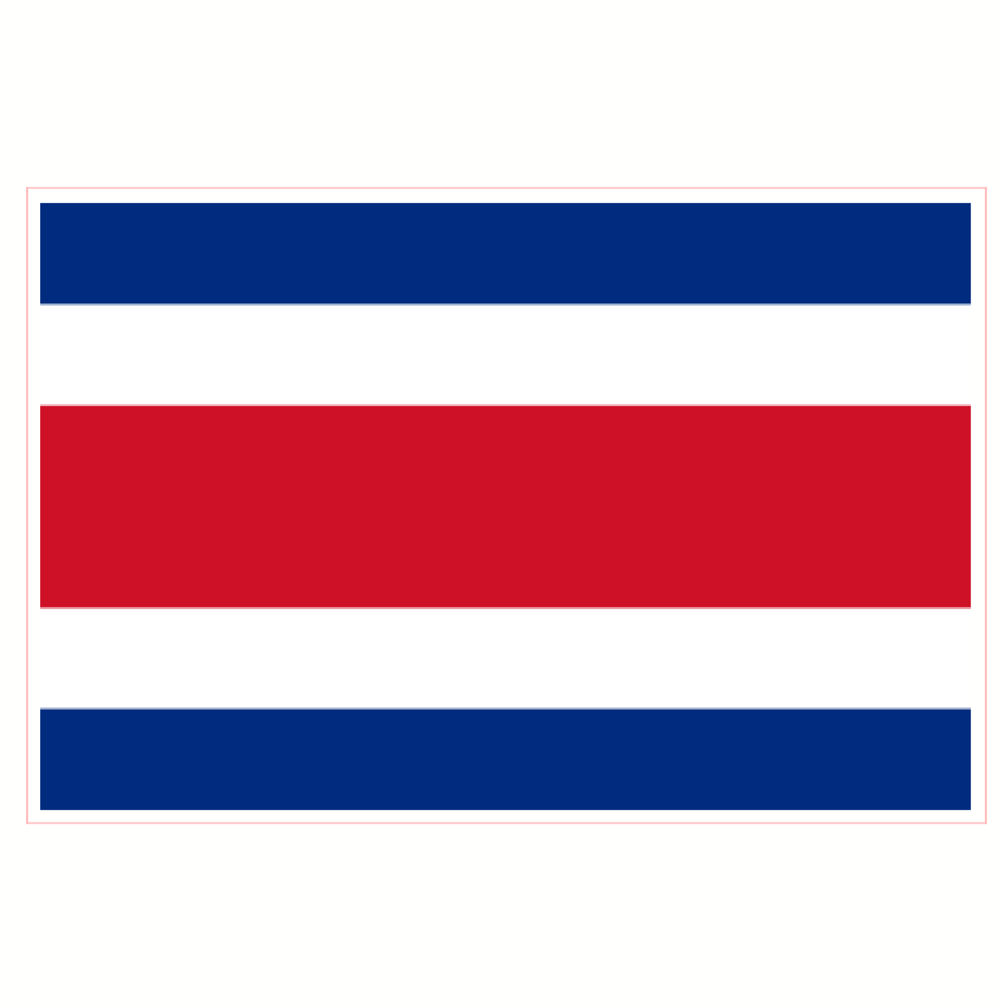 Costa Rica Flag Sticker U.S. Custom Stickers