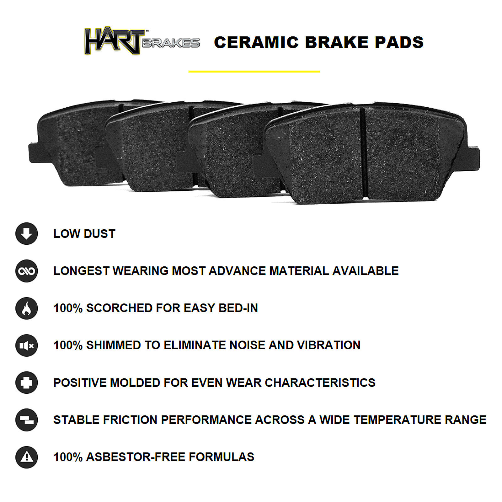 Fit 20012006 Hyundai Santa Fe Black Hart Full Kit Brake Rotors+Ceramic