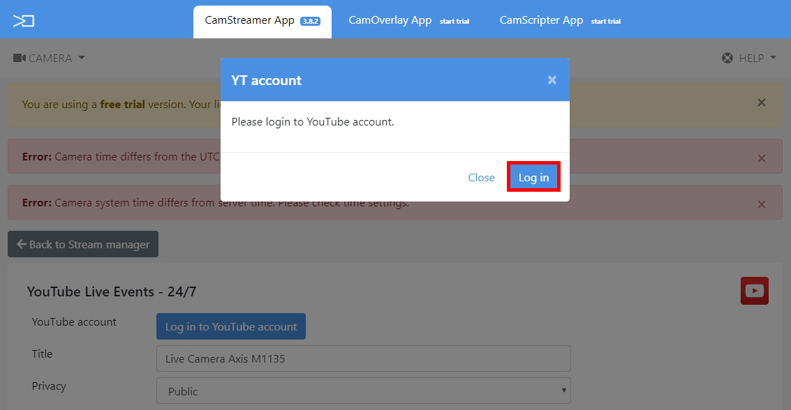Howto How to Install CamStreamer on an AXIS camera and Setup a