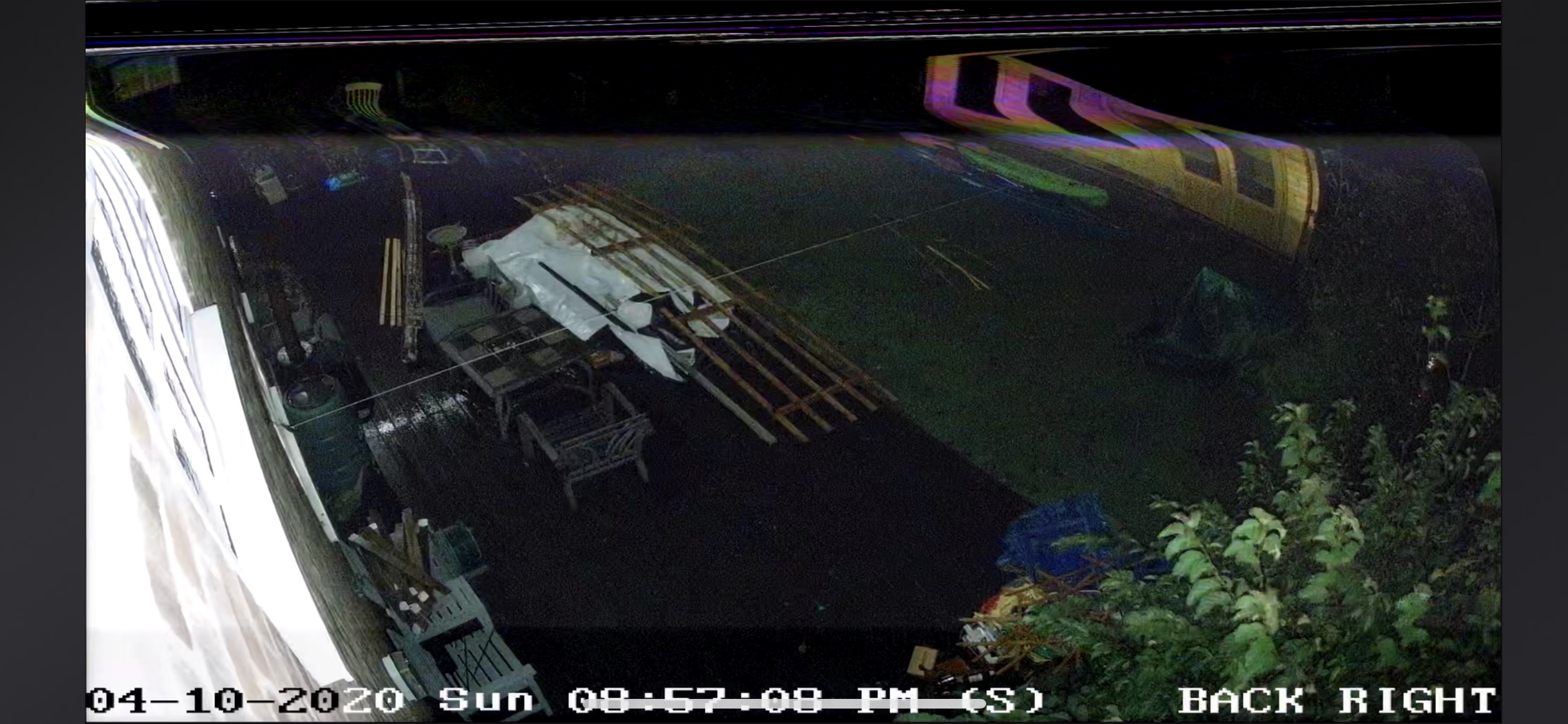 Analogue (coax) Hikvision ColorVu cameras flickering only at night