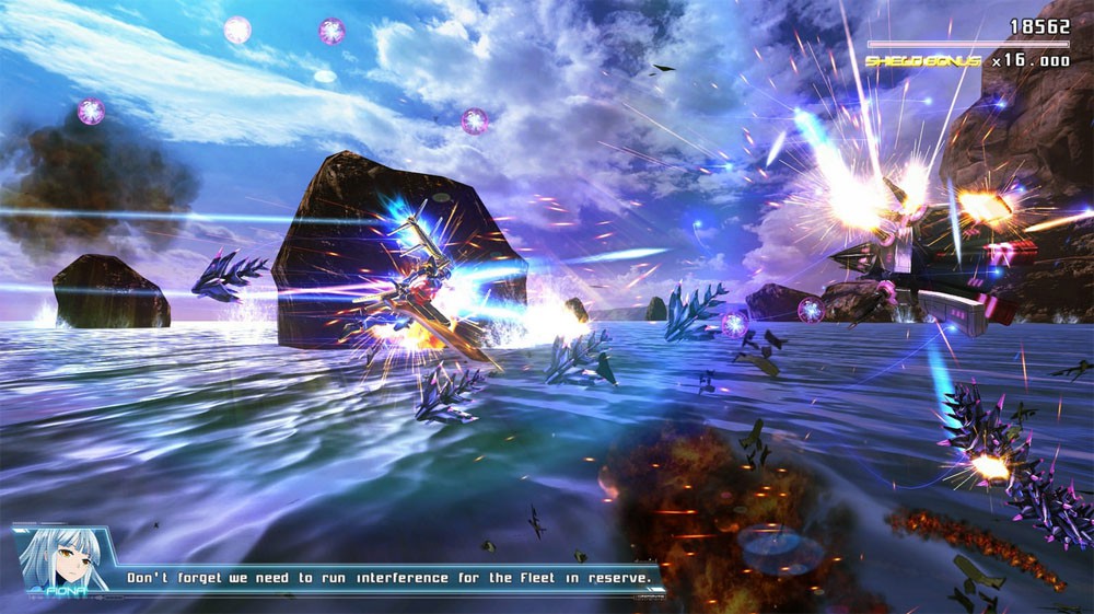 Sidescrolling, vertical, every angle shooter Astebreed