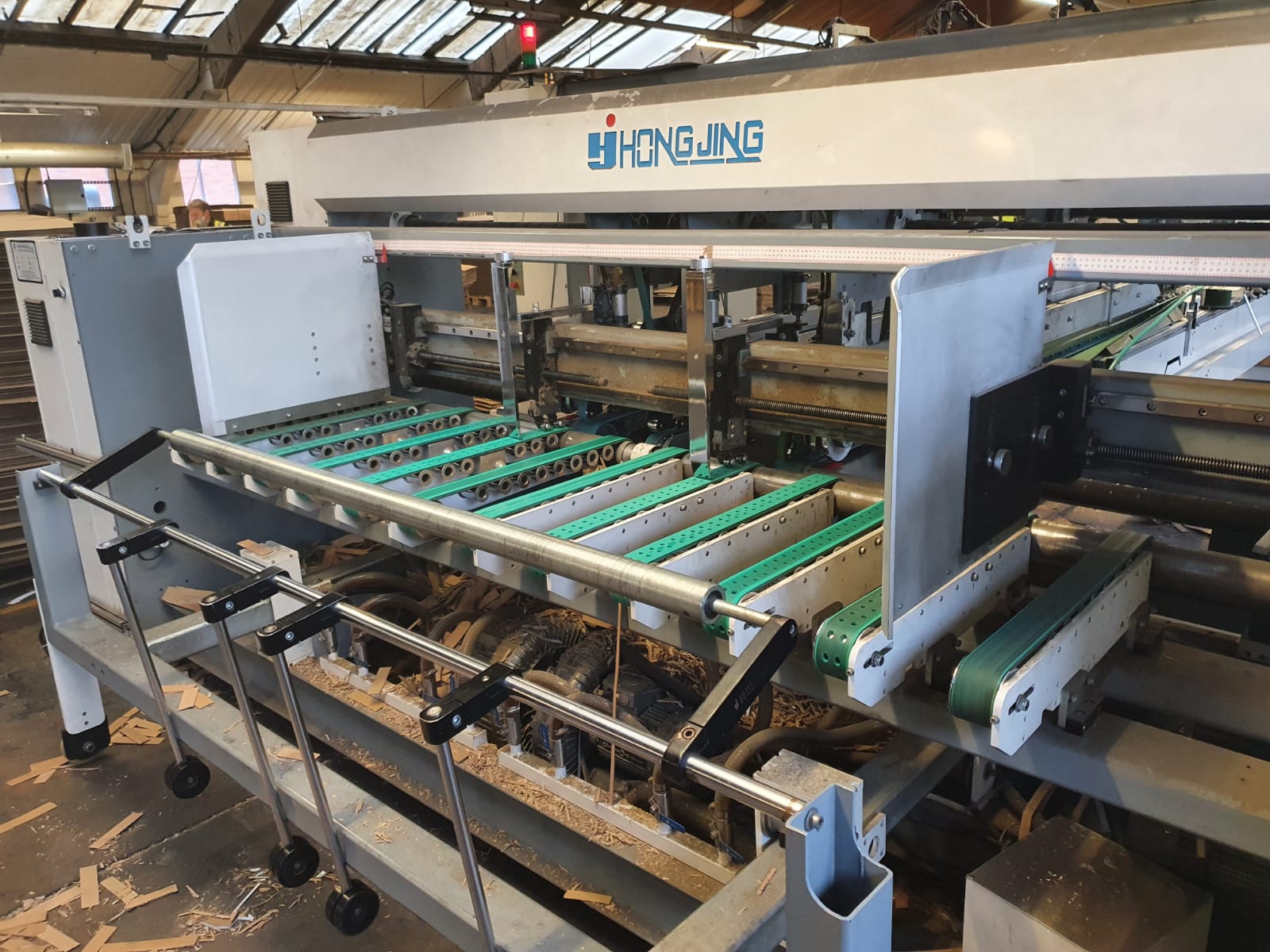 UBM10444 HongJing Straight Line Folder Gluer Used Box Machinery