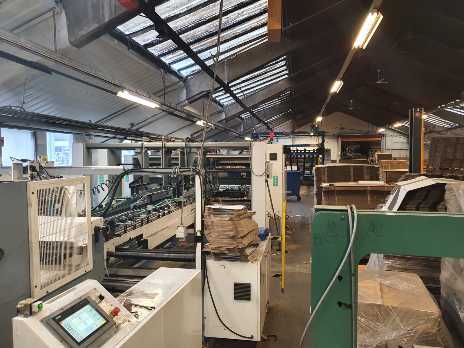 UBM10444 HongJing Straight Line Folder Gluer Used Box Machinery