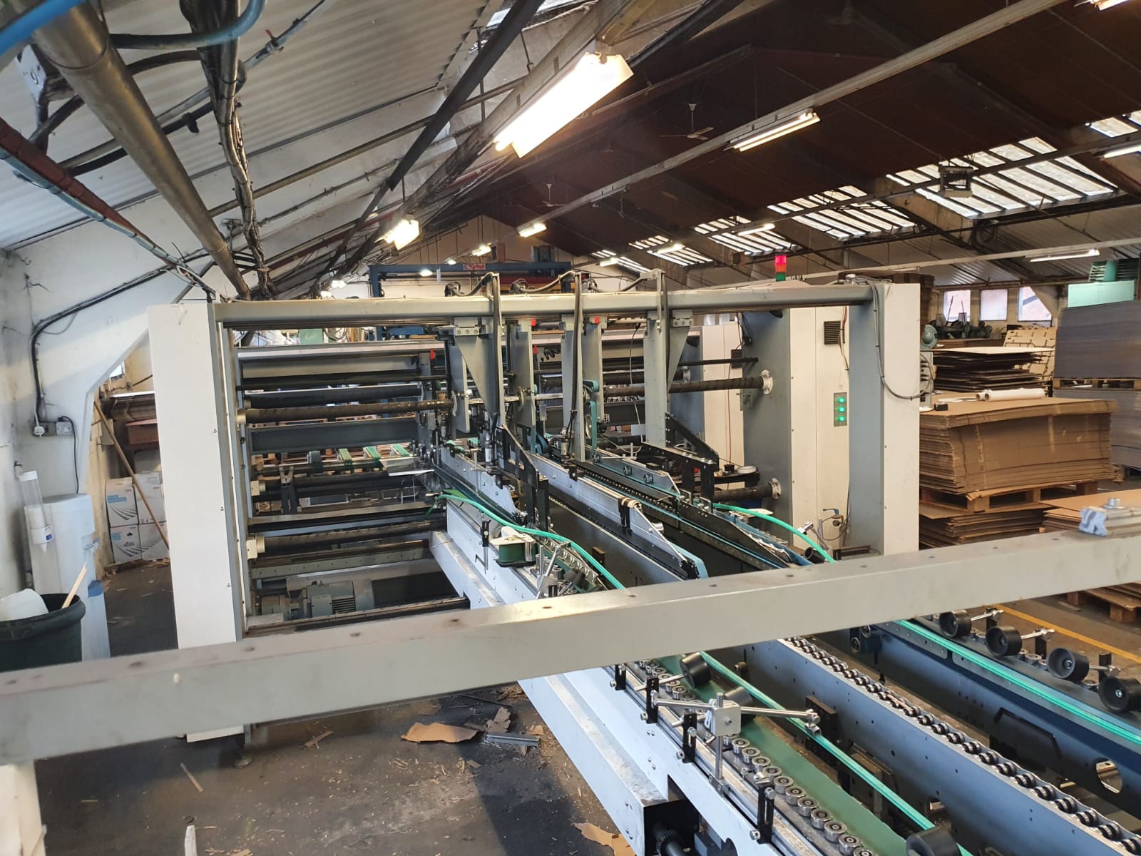 UBM10444 HongJing Straight Line Folder Gluer Used Box Machinery