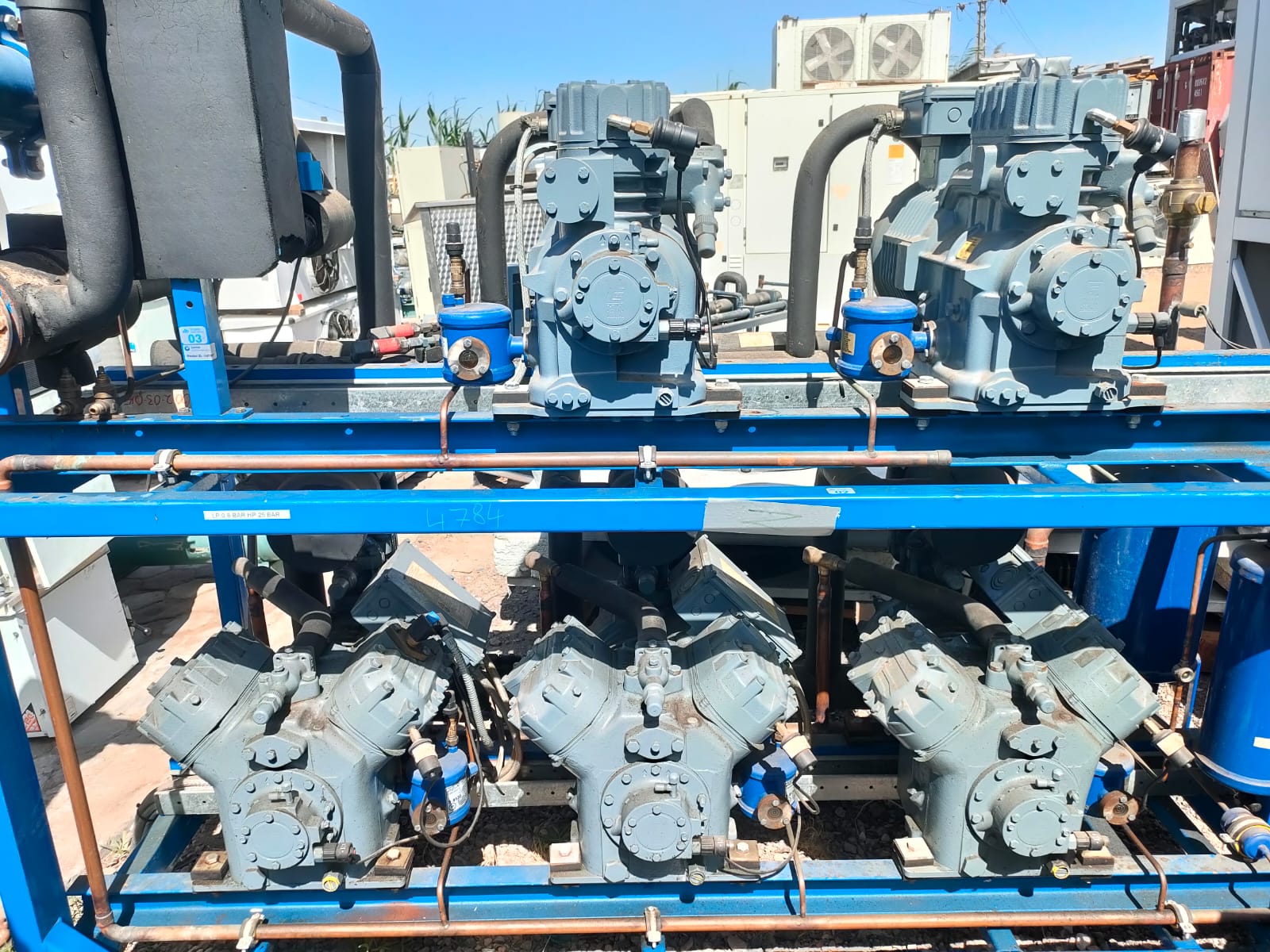 Copeland D9RA4500LX2+D4DH425 Used Refrigeration Equipment