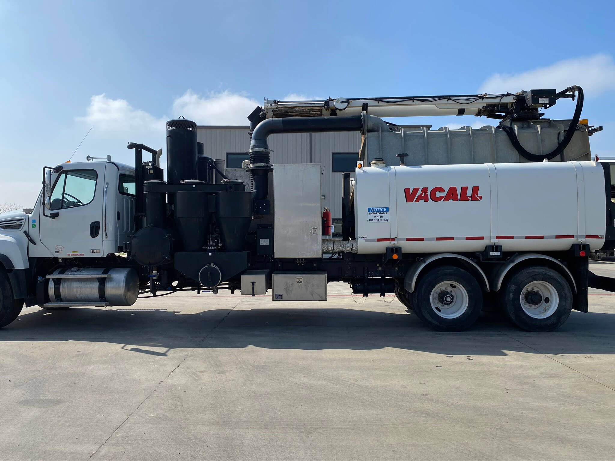 2014 VacAll AllExcavate AE1213 (12 Yard / 1300 Water) Hydro Excavation Truck Vacuum Trucks and