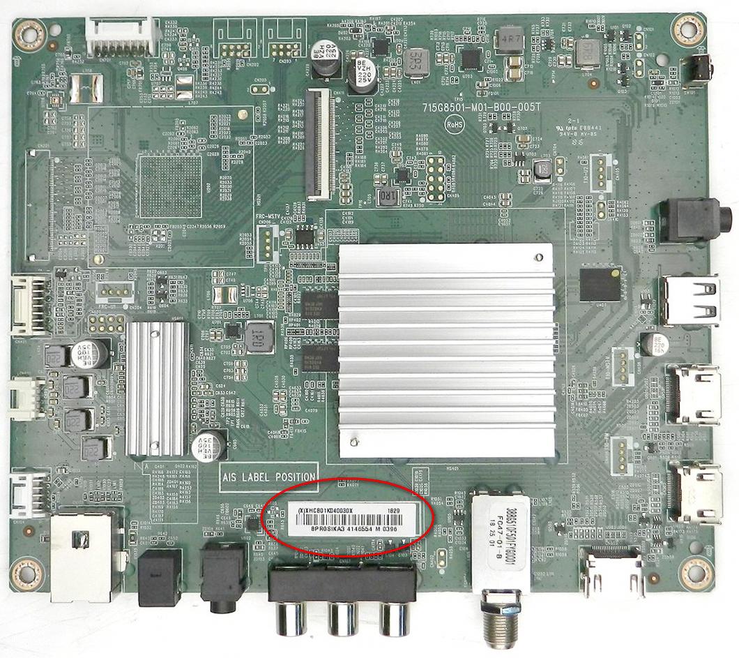 Insignia Main Board XHCB01K040030X [23624d94b5e0080]
