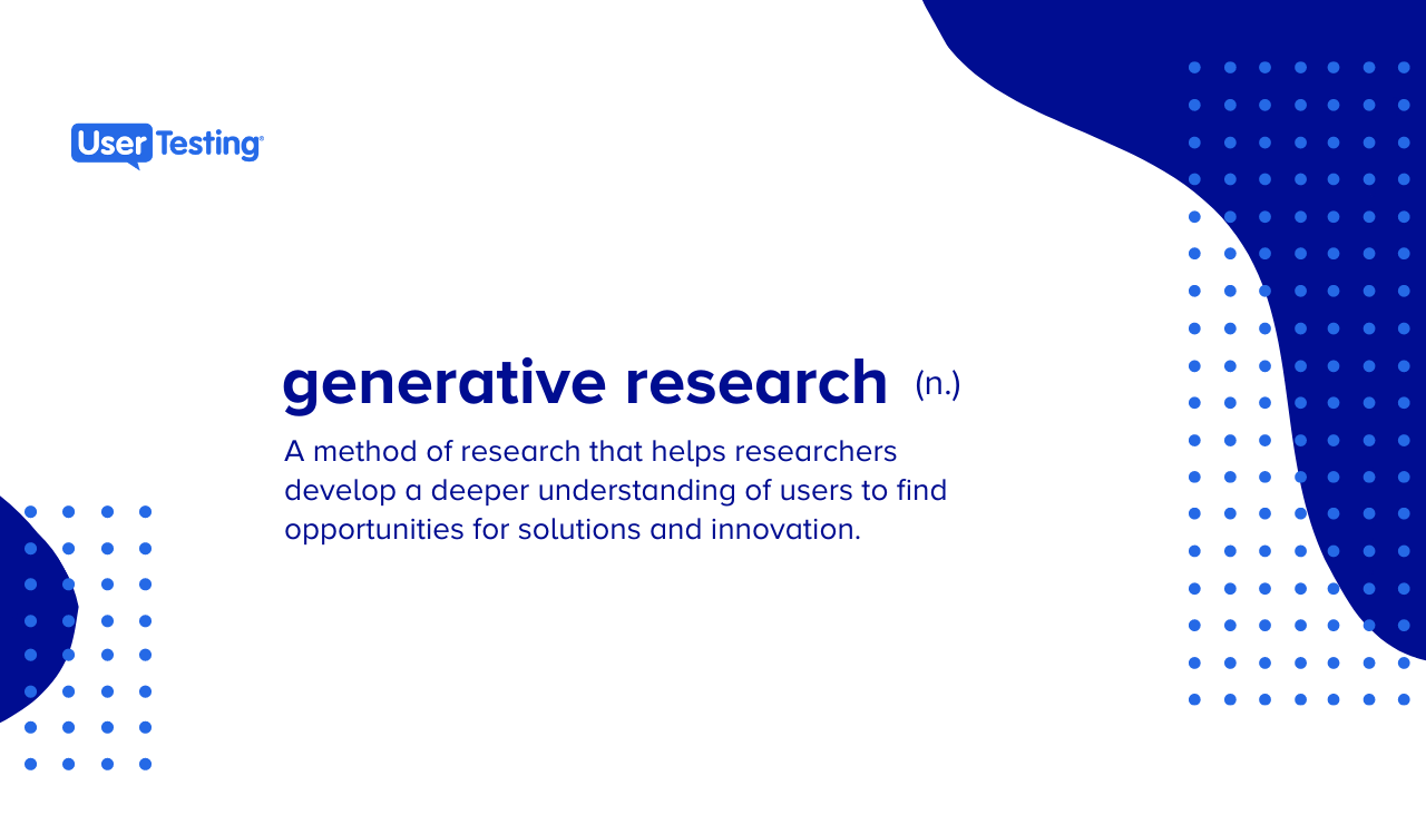 Generative Vs. Evaluation Research Research Test Methods