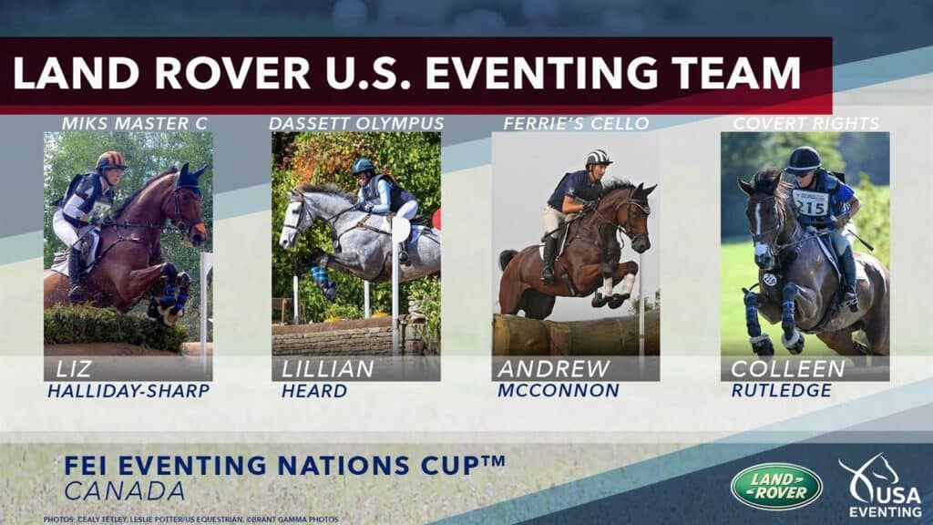 Eventing Nations Cup Canada US Team Announced USET Foundation