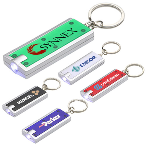 Custom Simple Touch LED Keychains Keychain Flashlights