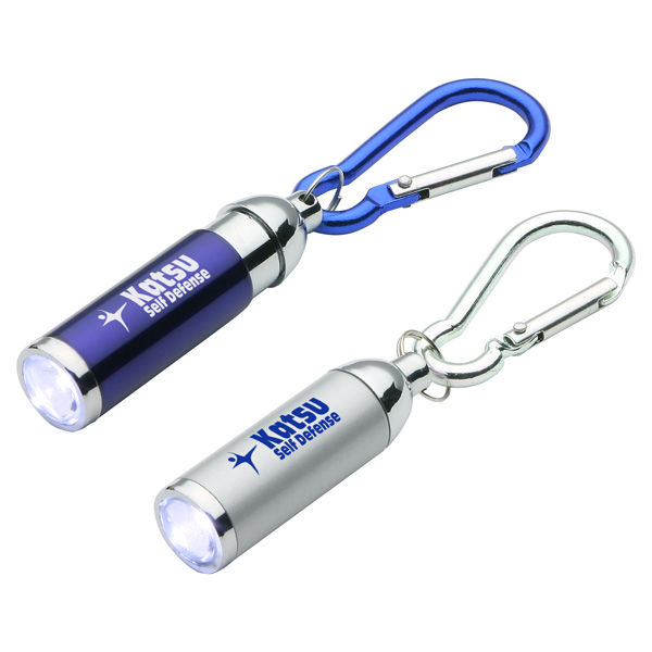 Custom Carabiner Clip LED Lights Metal Flashlights