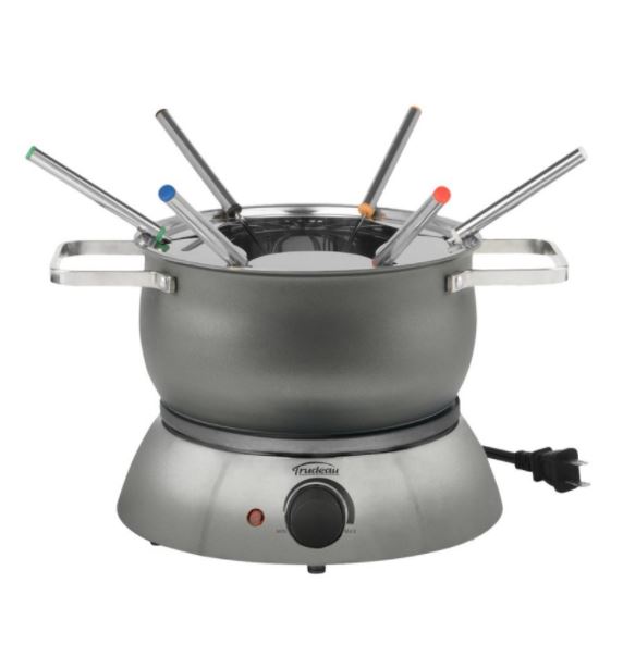 Pure 3in1 Electric Fondue Set Silver
