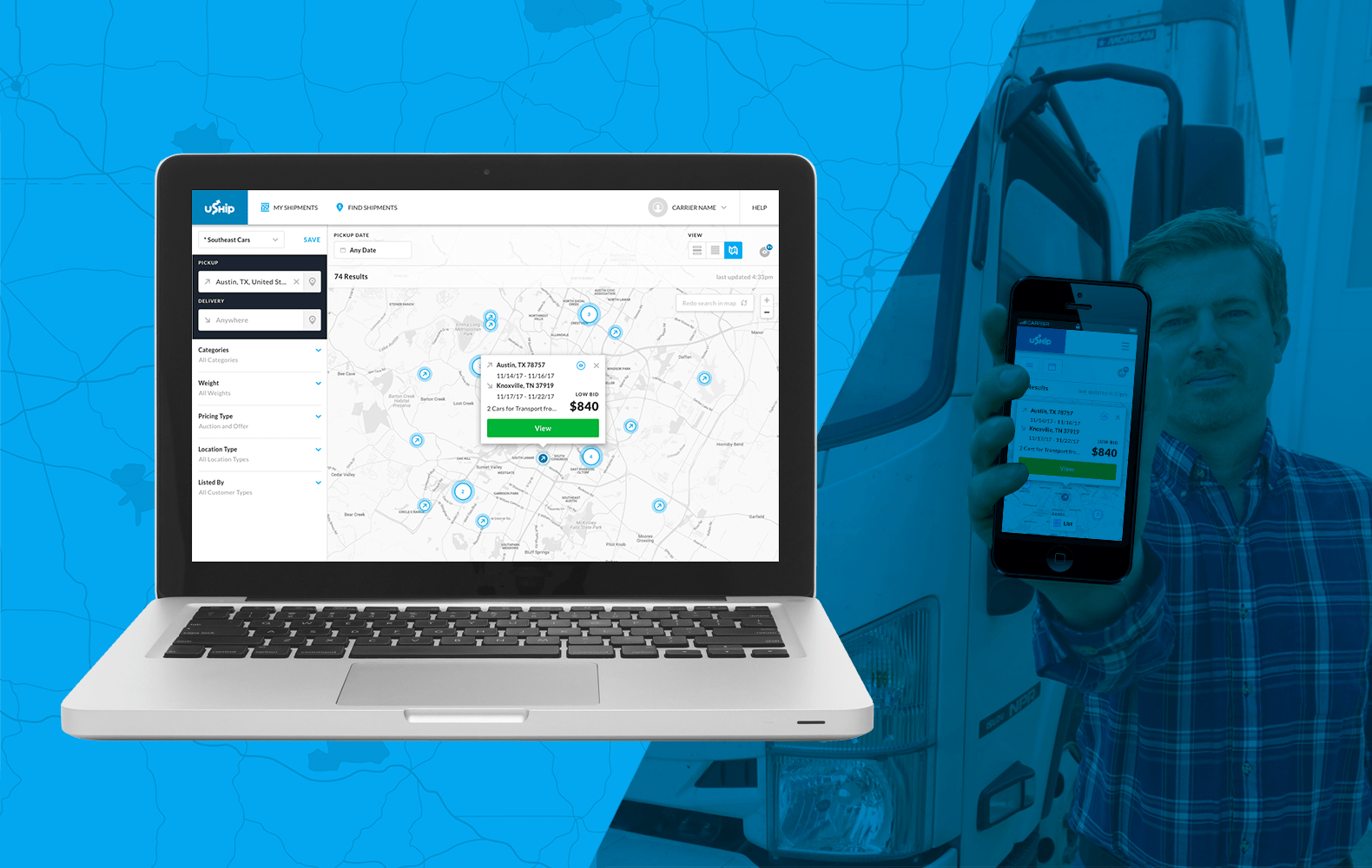 uShip Launches New 'Find Shipments' Experience The uShip Blog