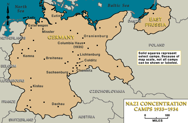 Nazi concentration camps, 19331934