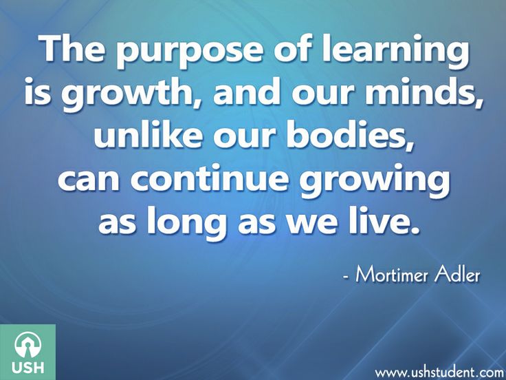 The Purpose of Learning USH Blog