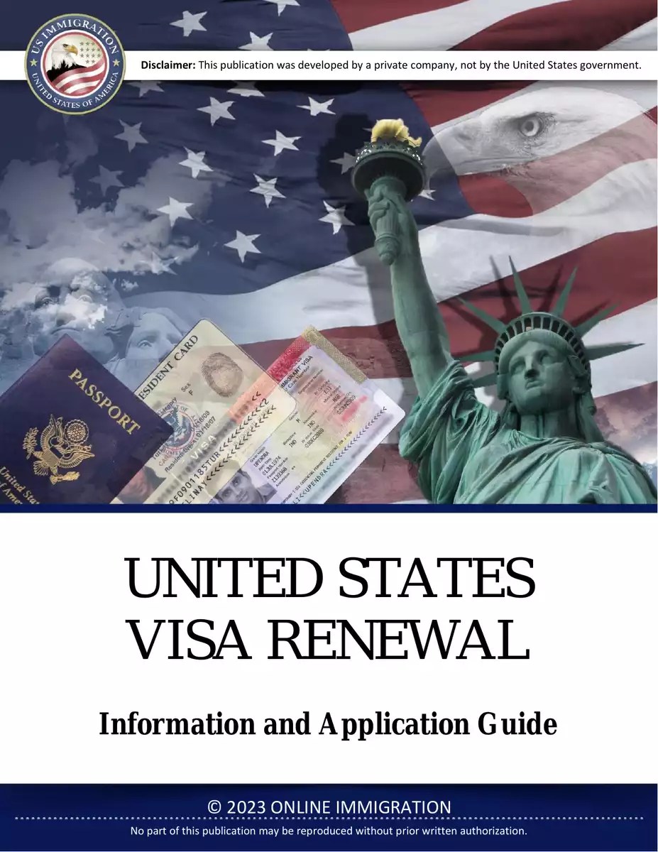 U.S. Visa Renewal Application United States B1/B2 Visa Renewal