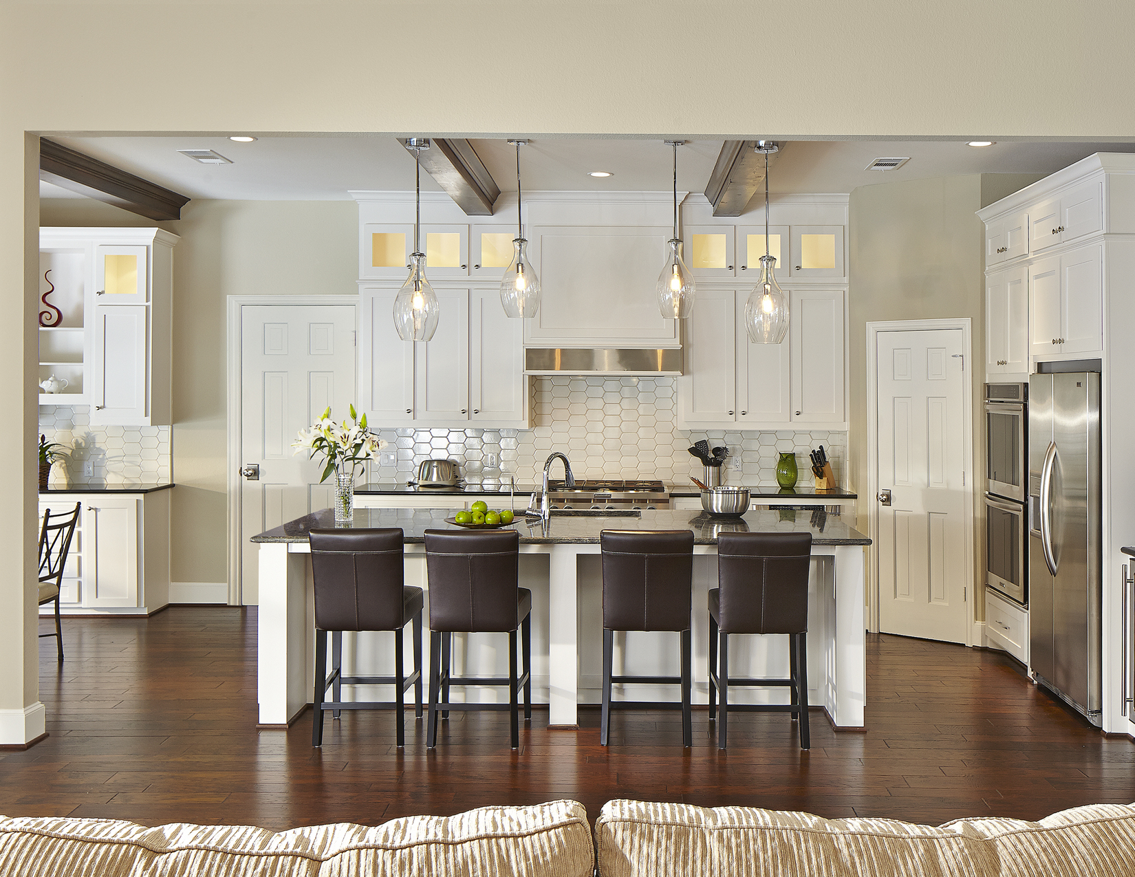 Dallas kitchen designremoving wall opens up a dark kitchen