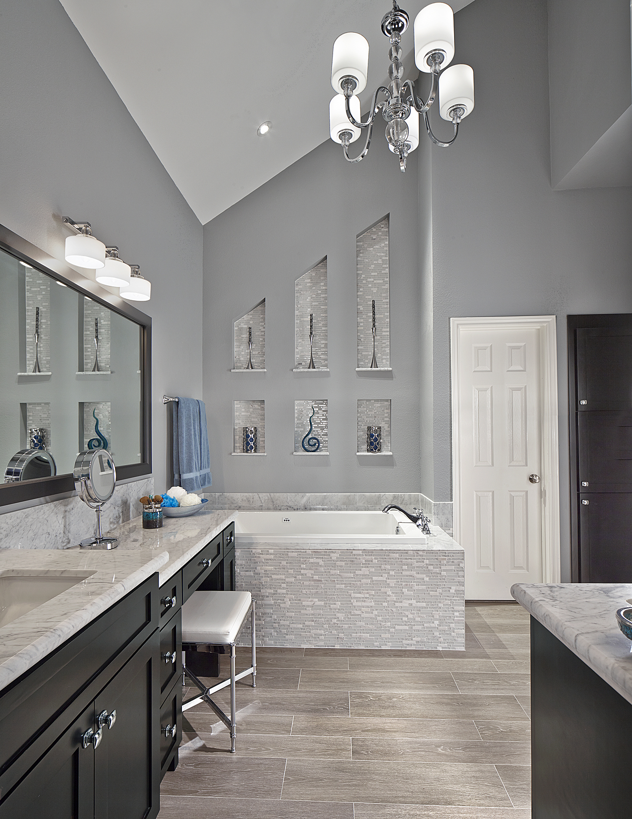 Bathroom Designer Gives Dallas Master Bath An Uptown Look USI Remodeling