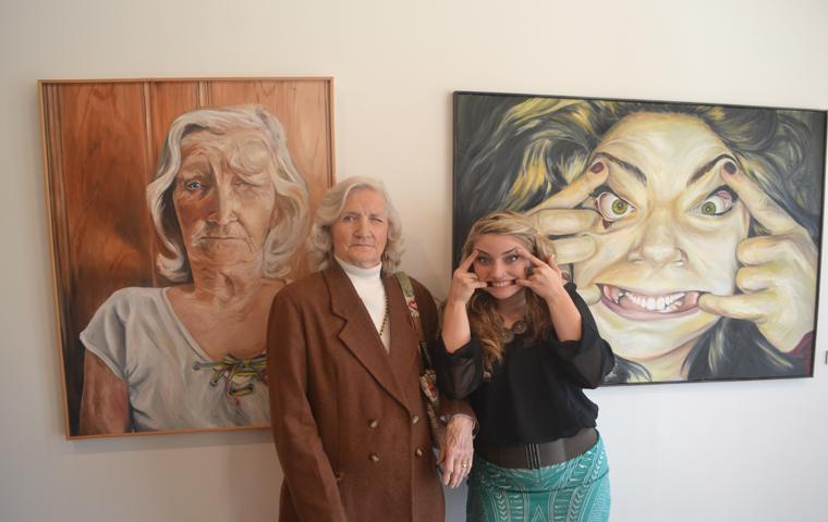 Seniors bring art to life Work on display in campus gallery through