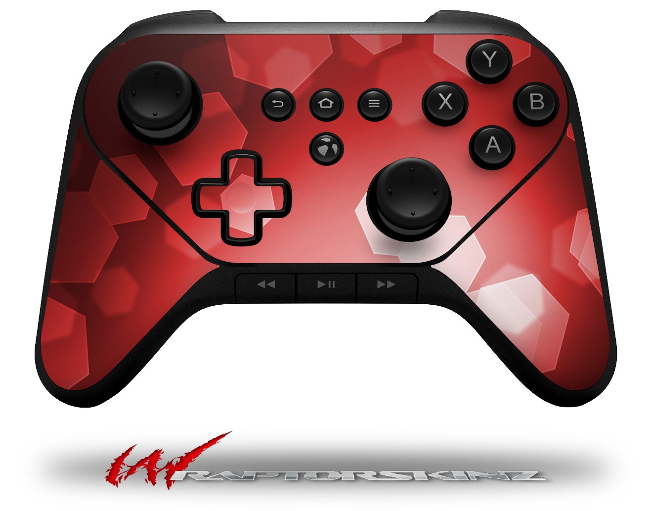 Amazon Fire TV Controller Skins Bokeh Hex Red uSkins