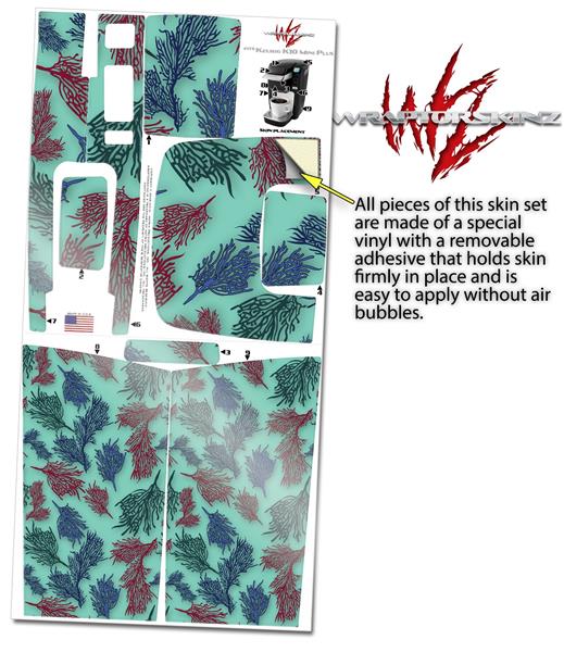 Keurig K10 and K15 Mini Plus Coffee Makers Floating Coral Seafoam Green