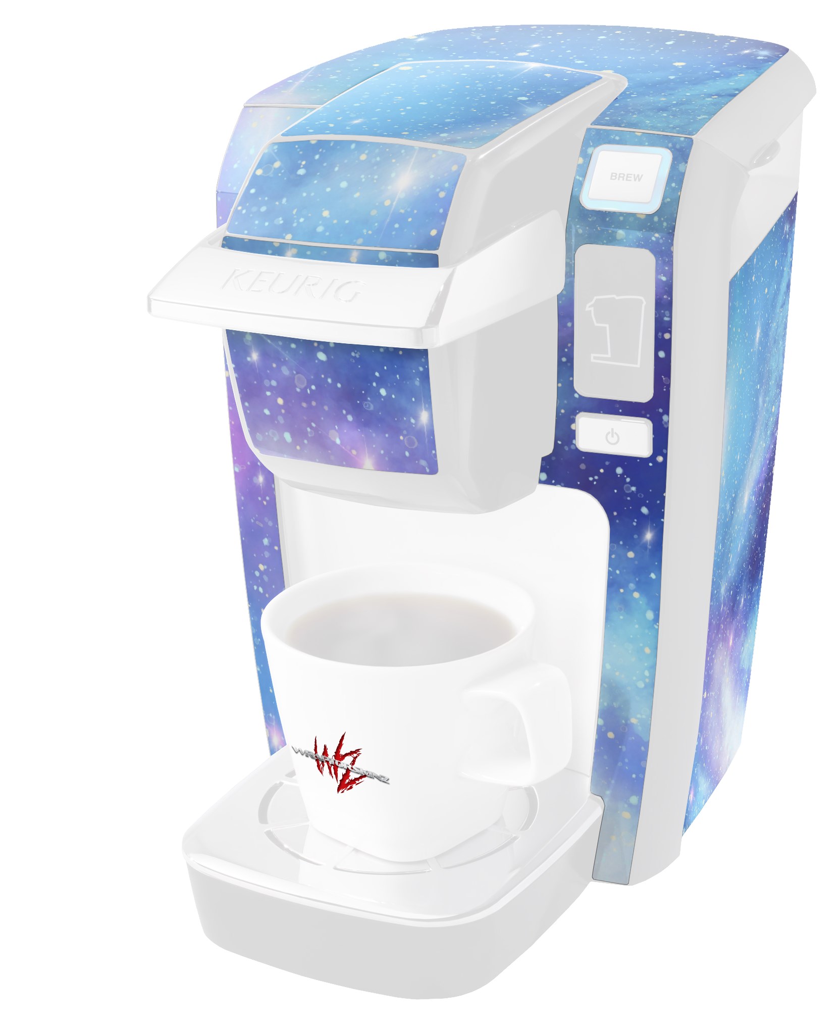Keurig K10 and K15 Mini Plus Coffee Makers Dynamic Blue Galaxy uSkins