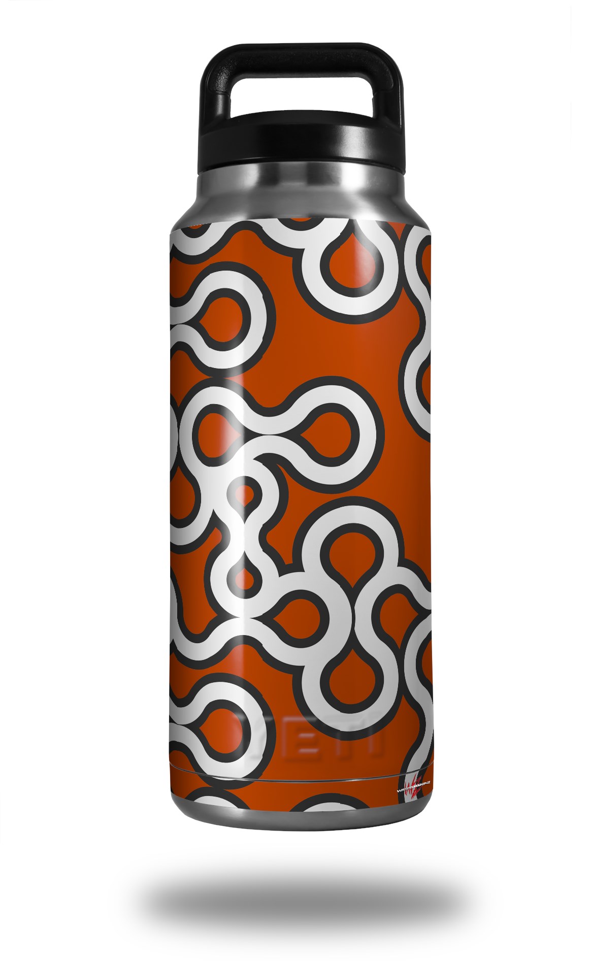 Yeti Rambler Bottle 36oz Locknodes 03 Burnt Orange uSkins