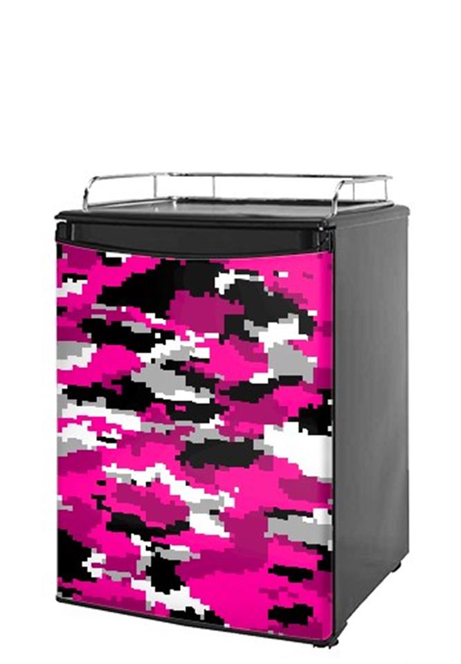 Kegerator and Fridge Skins WraptorCamo Digital Camo Hot Pink uSkins