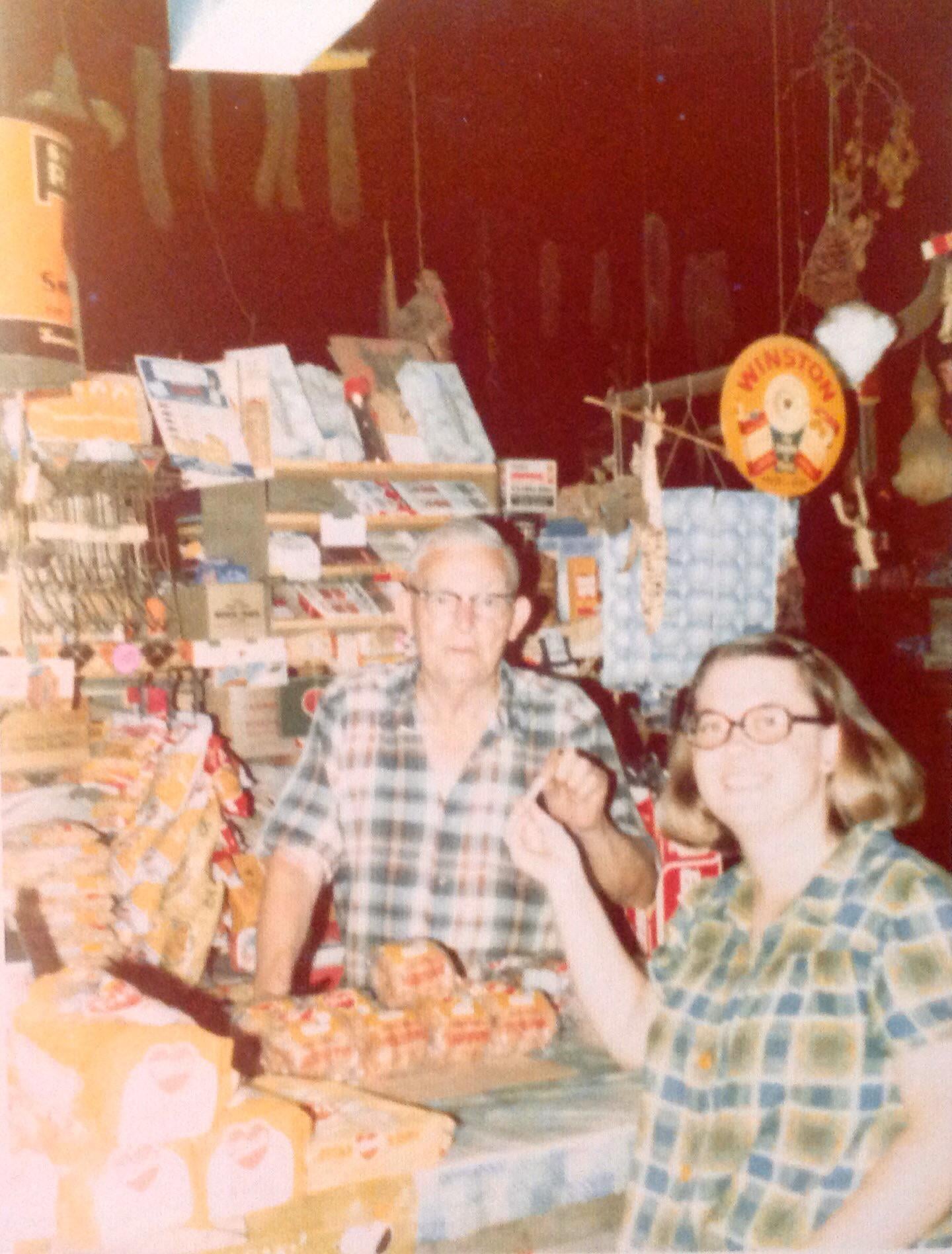At a country store in Holly Springs, Mississippi in the 1970s USLUCK