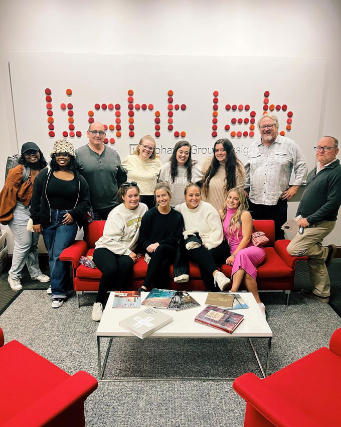 USM Interior Design Students Tour Mohawk Group The University of