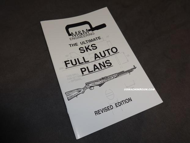 US Machinegun SKS Full Auto Plans & Specifications, BOOKS, CONVERSION