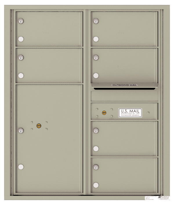 4C Horizontal Mailboxes WallMounted USPS Approved US Mail Supply Americas Mailbox