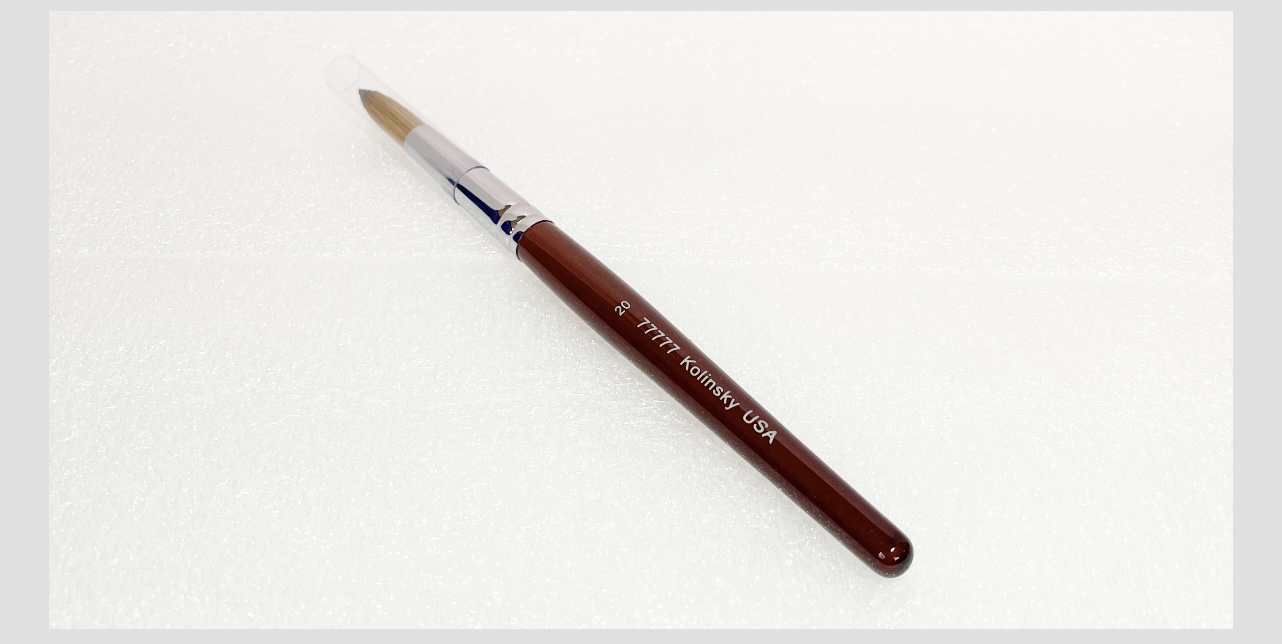 Kolinsky Brush Real Mink USA20 US Maxim Nail Supply