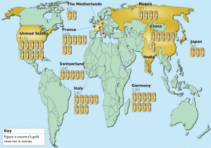 Map Of Where Gold Is Found In The World Why Does U.S. Government Keep Gold Reserves? U.S. Money Reserve