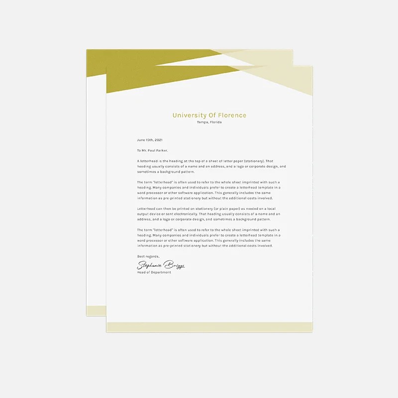 Custom Letterhead Printing Order Business Letterhead Printing Online