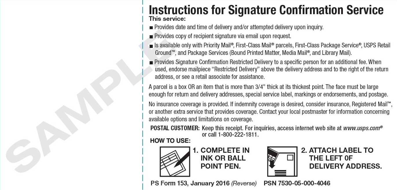 Does Usps Insurance Require Signature How Does USPS Restricted Delivery Works Cost, Meaning