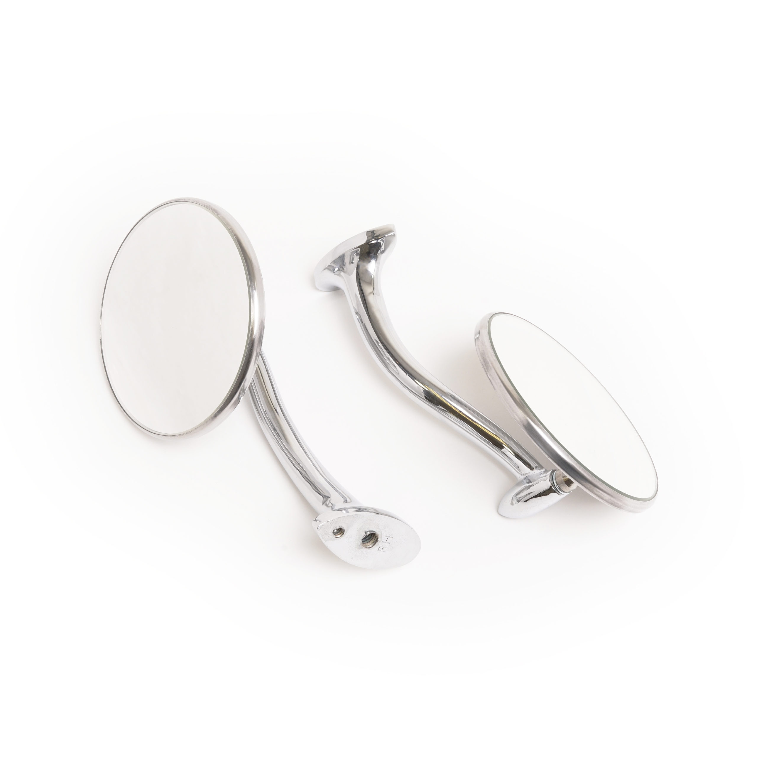 4″ Swan Neck Street Rod Side View Mirrors Racing Power Company