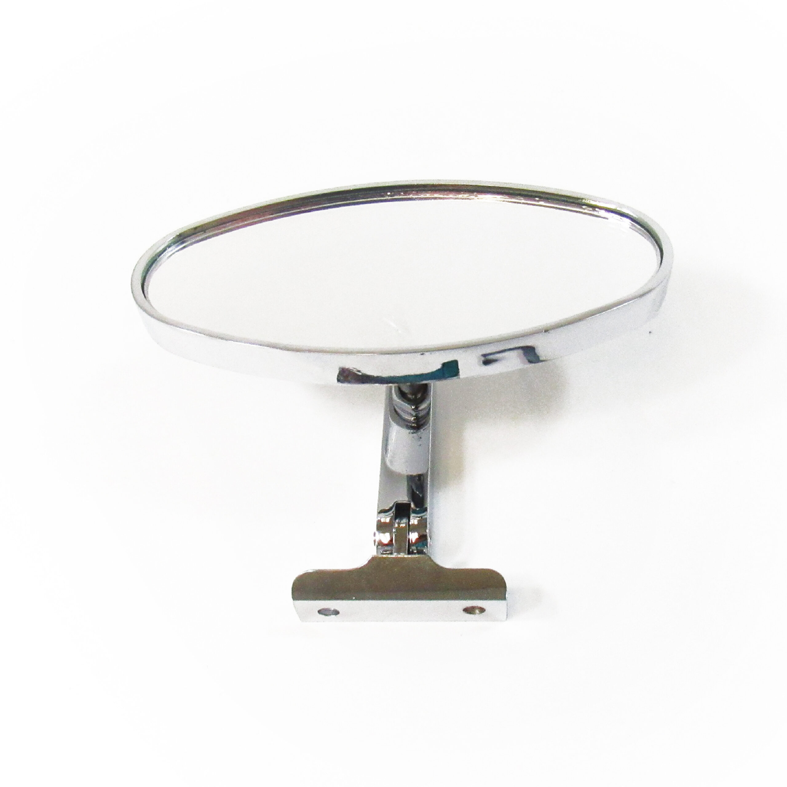 Chrome alum 5″ oval rear view mirror Racing Power Company