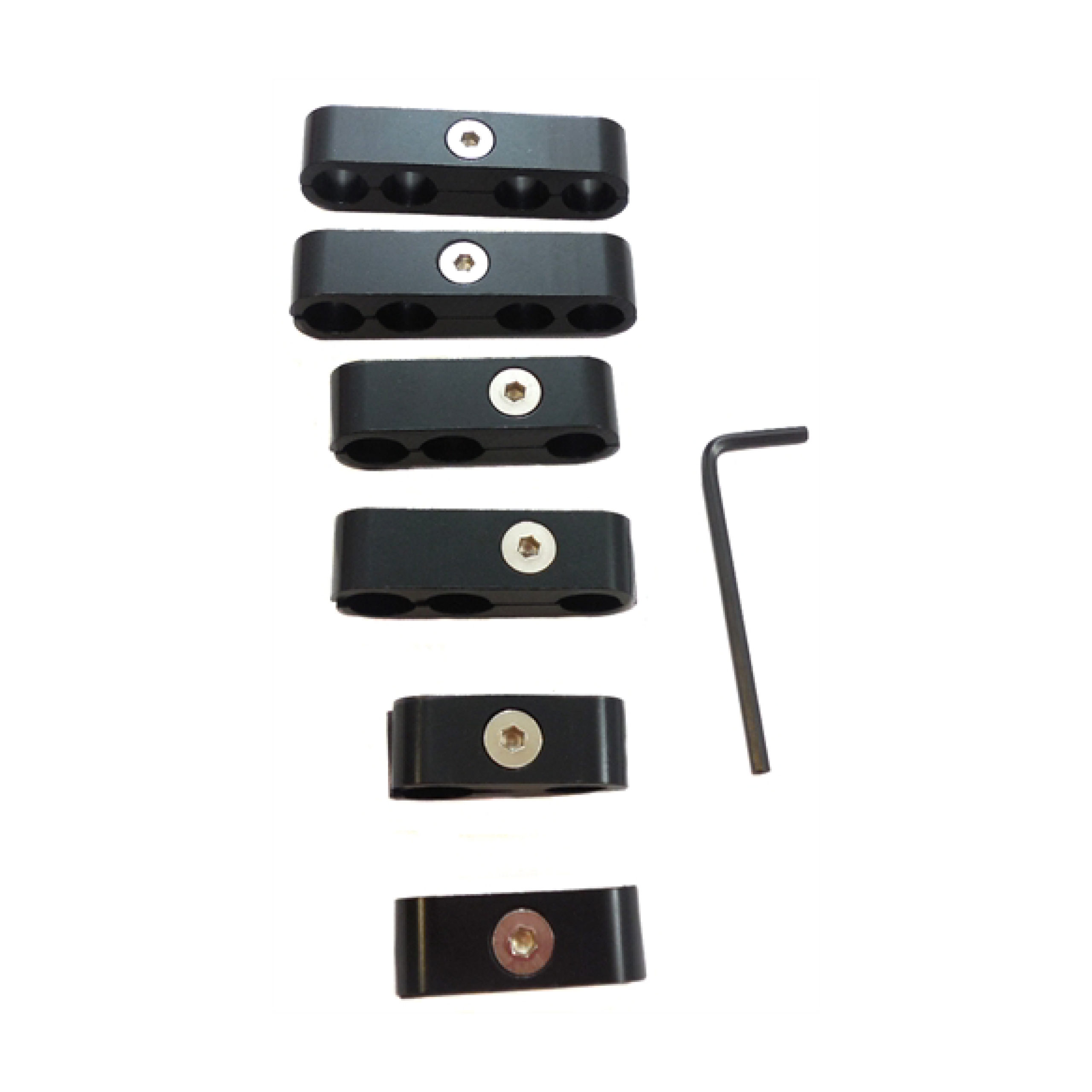 Black Billet Aluminum Pro Style Wire Separators Racing Power Company