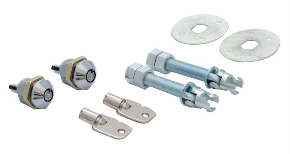 Stainless Steel Locking Hood Pin Kit Racing Power Company