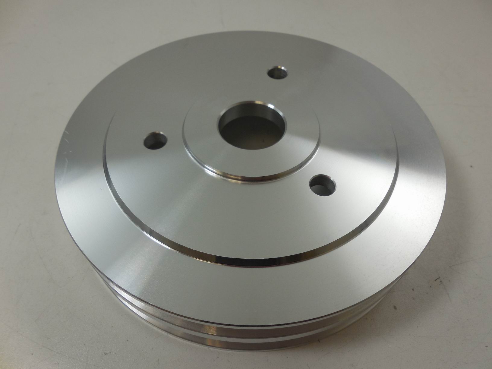 Satin bbc double groove pulley ea Racing Power Company