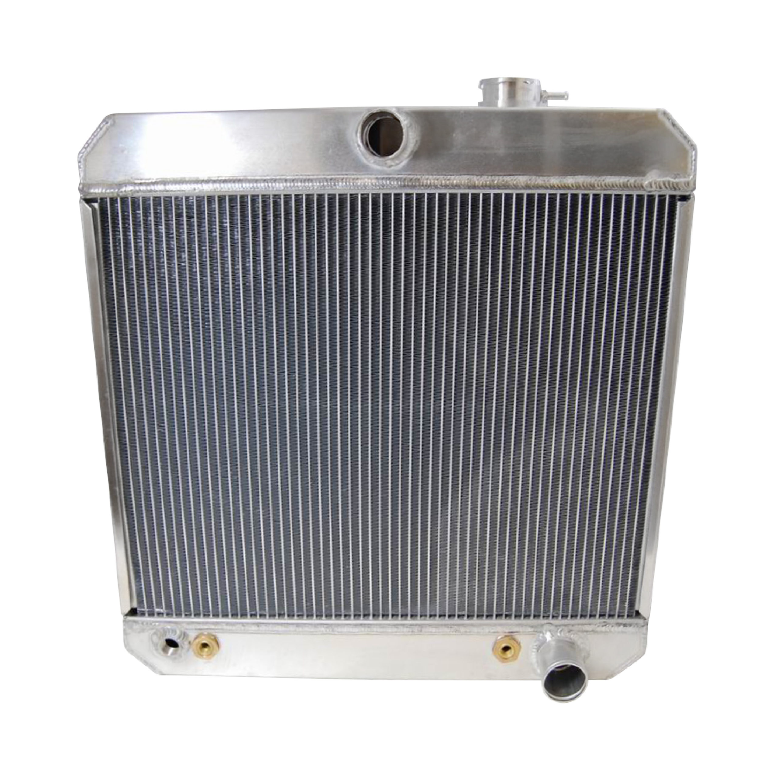 195557 TriFive Direct Fit Aluminum Radiator w/ Transmission Cooler Racing Power Company
