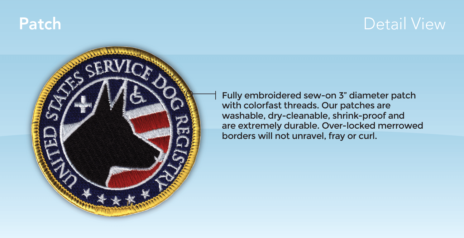 Upgraded Archival Documentation Package United States Service Dog